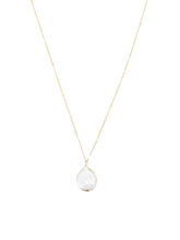 Afbeelding in Gallery-weergave laden, White Pearl Stone Necklace - Gold
